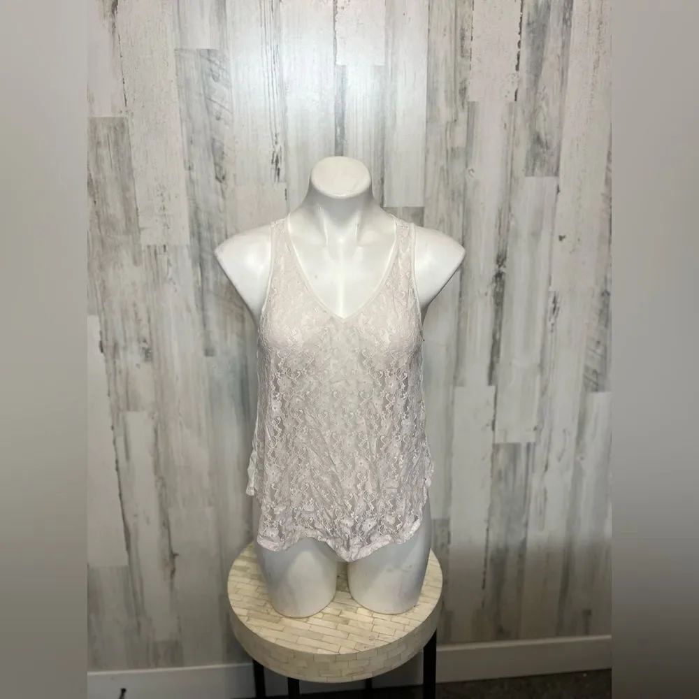 Hollister White tank top
